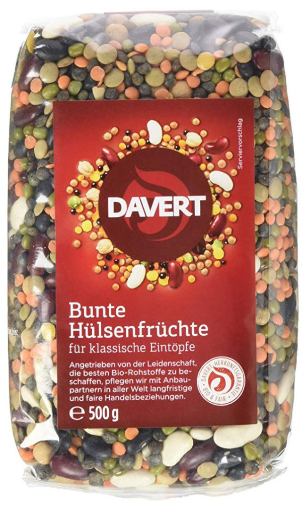 Davert Bunte Hülsenfrüchte (1 x 500 g) - Bio – Bild 4