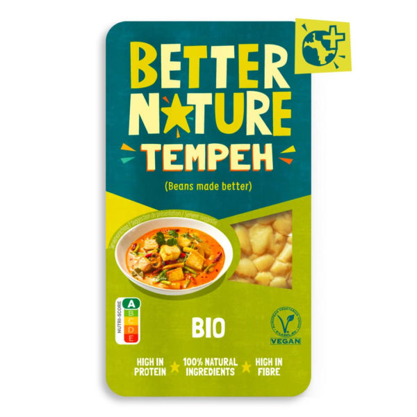 Better Nature vegane 100% BIO Fleischalternative aus Tempeh von Sojabohnen – 6x 200g Packungen leckere pflanzliche Alternative – Bild 2